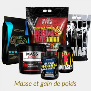 Masse et gain de poids